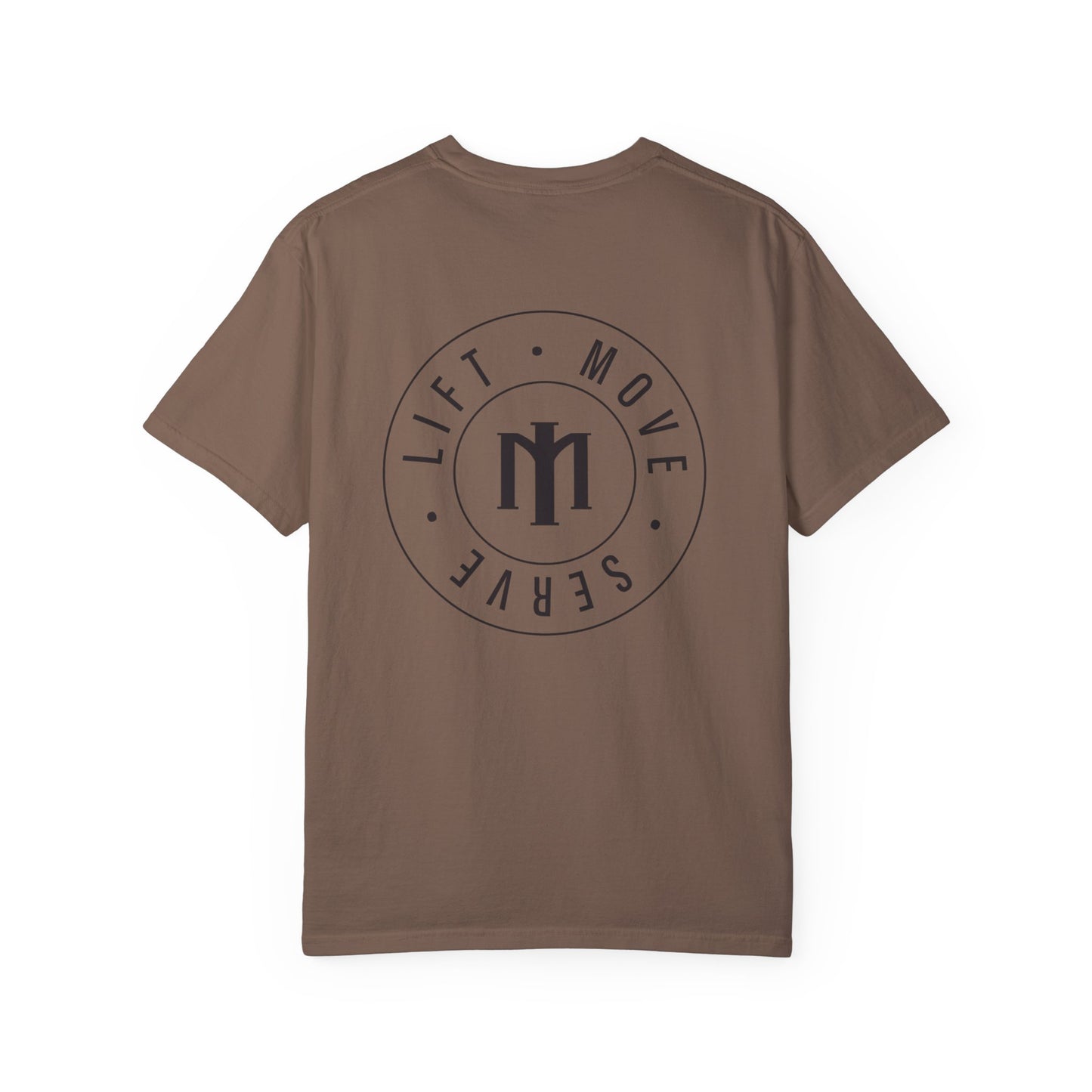 Lift Move Serve Unisex Black Print T-shirt