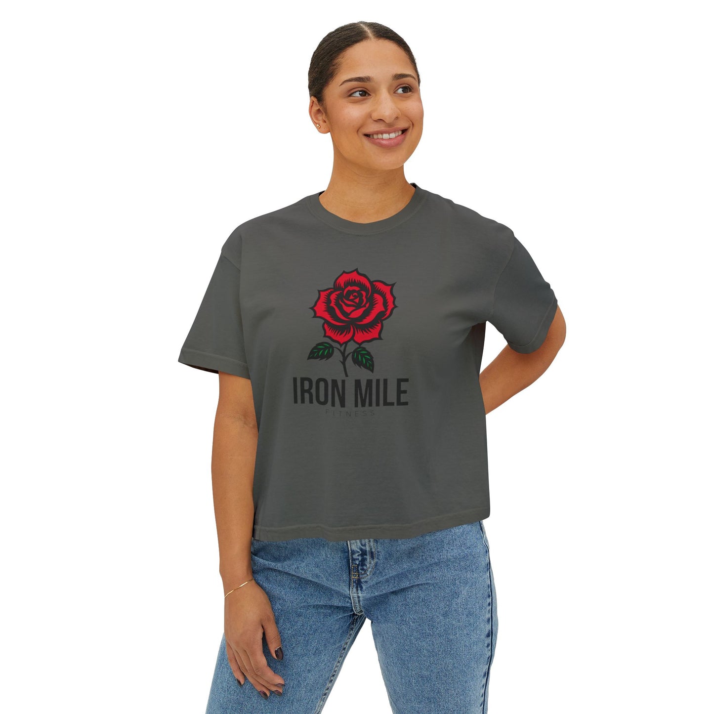 Women's Rose Boxy Tee